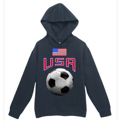 USA Soccer United States of America Flag Urban Pullover Hoodie