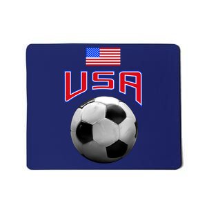 USA Soccer United States of America Flag Mousepad