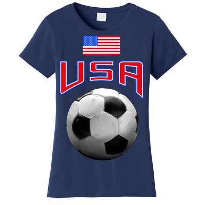 USA Soccer United States of America Flag Women's T-Shirt