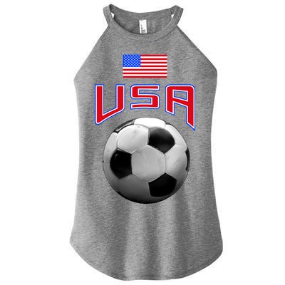 USA Soccer United States of America Flag Women's Perfect Tri Rocker Tank