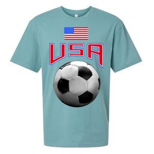 USA Soccer United States of America Flag Sueded Cloud Jersey T-Shirt