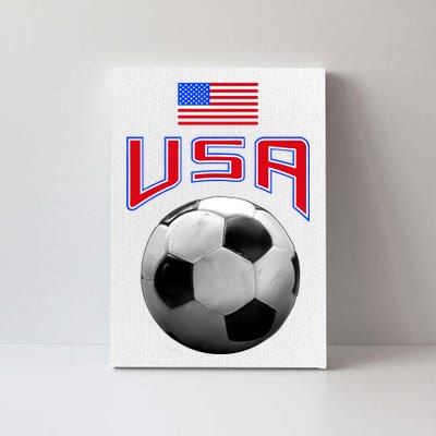 USA Soccer United States of America Flag Canvas