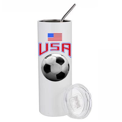 USA Soccer United States of America Flag Stainless Steel Tumbler