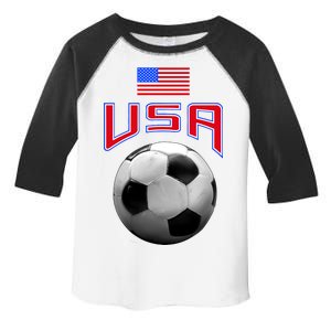 USA Soccer United States of America Flag Toddler Fine Jersey T-Shirt