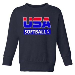 USA Softball Olympics Team Toddler Sweatshirt