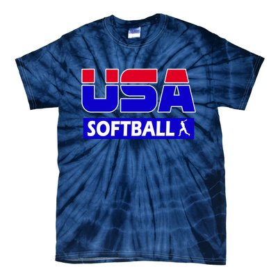 USA Softball Olympics Team Tie-Dye T-Shirt