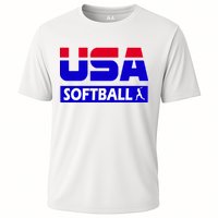 USA Softball Olympics Team Cooling Performance Crew T-Shirt