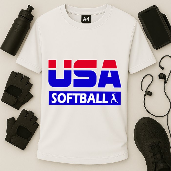 USA Softball Olympics Team Cooling Performance Crew T-Shirt