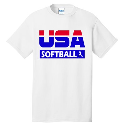 USA Softball Olympics Team Tall T-Shirt