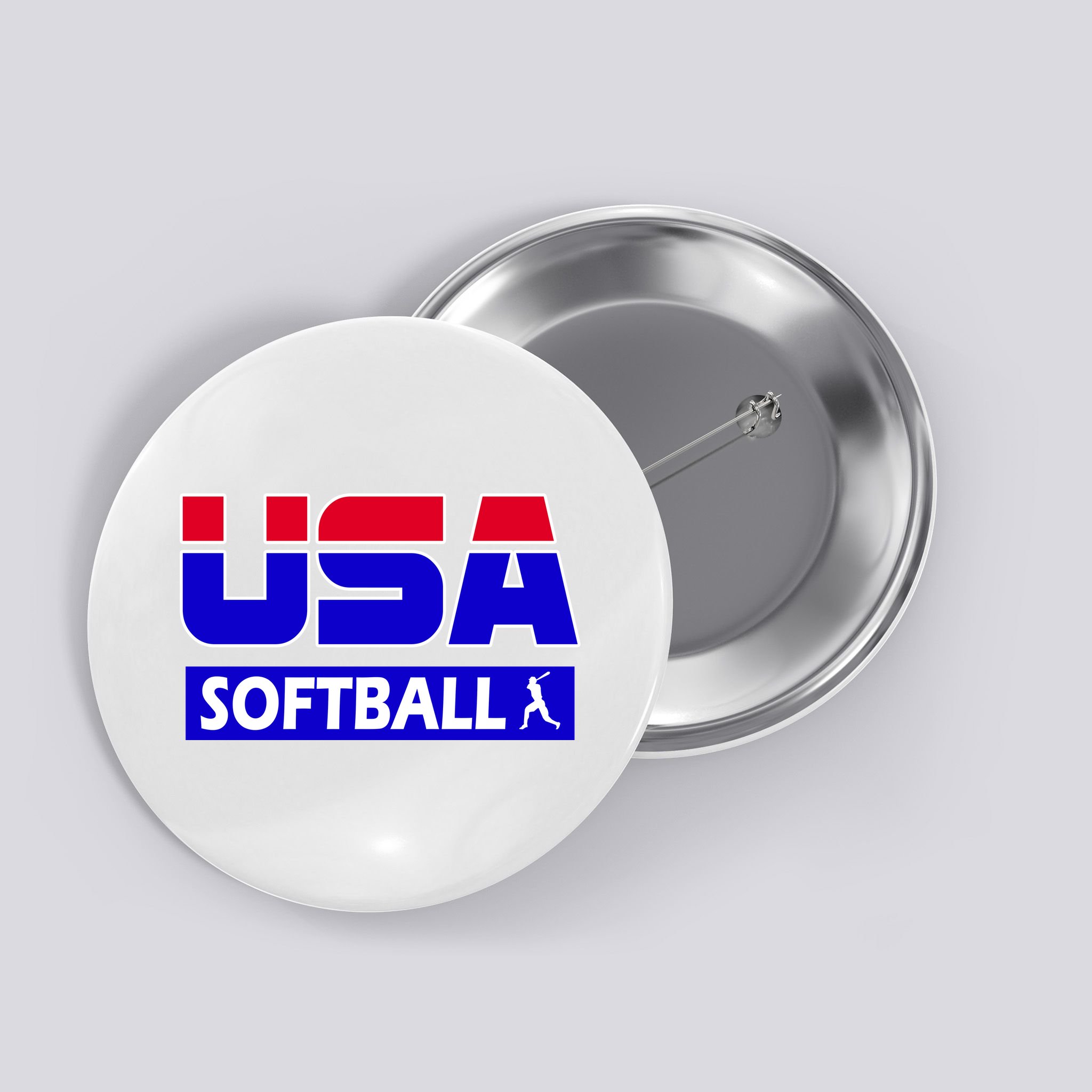 USA Softball Olympics Team Button