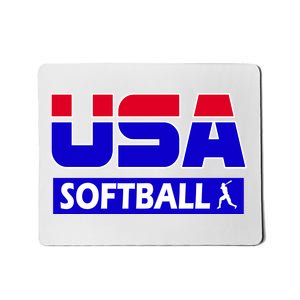 USA Softball Olympics Team Mousepad