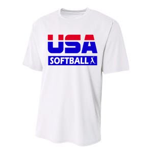 USA Softball Olympics Team Performance Sprint T-Shirt