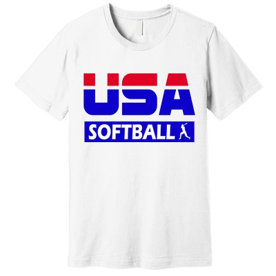 USA Softball Olympics Team Premium T-Shirt
