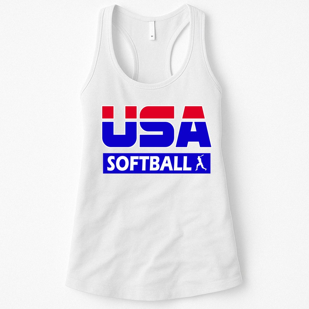 USA Softball Olympics Team Womens Tank Top