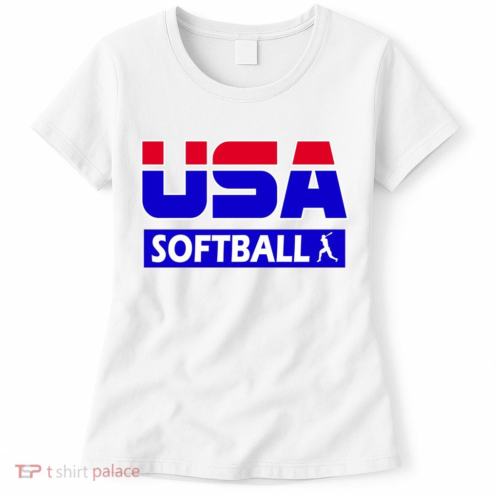 USA Softball Olympics Team Womens T-Shirt