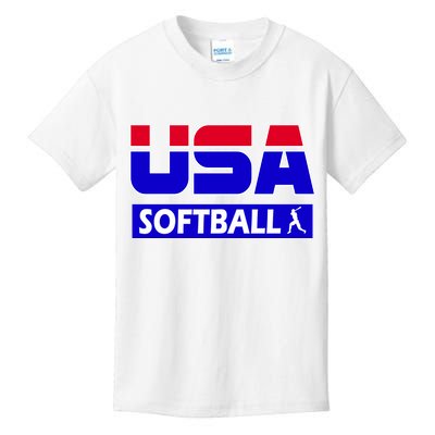 USA Softball Olympics Team Kids T-Shirt
