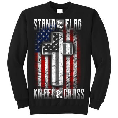 USA Stand For The Flag And Kneel For The Cross Sweatshirt