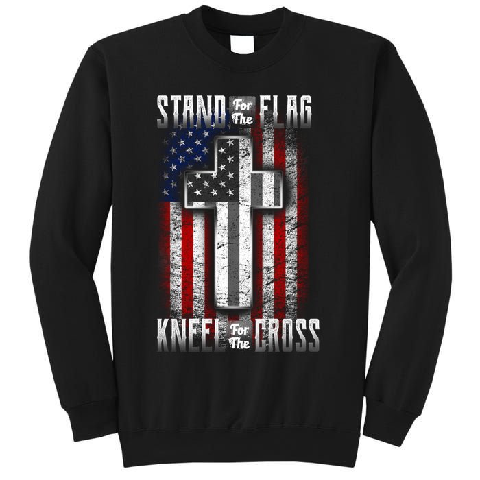 USA Stand For The Flag And Kneel For The Cross Sweatshirt