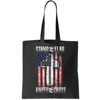 USA Stand For The Flag And Kneel For The Cross Bag
