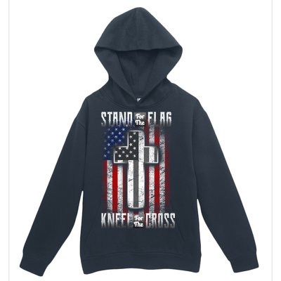 USA Stand For The Flag And Kneel For The Cross Urban Pullover Hoodie