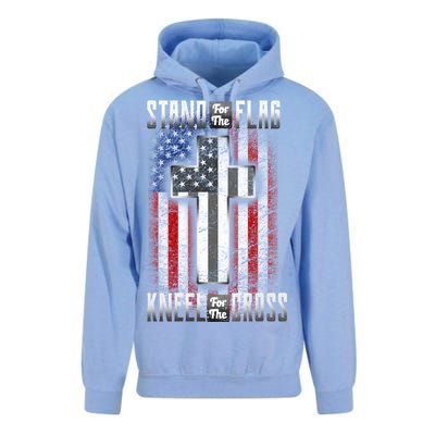 USA Stand For The Flag And Kneel For The Cross Unisex Surf Hoodie