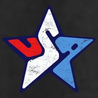 USA Star Logo 7 Panel Mesh Trucker Snapback Hat