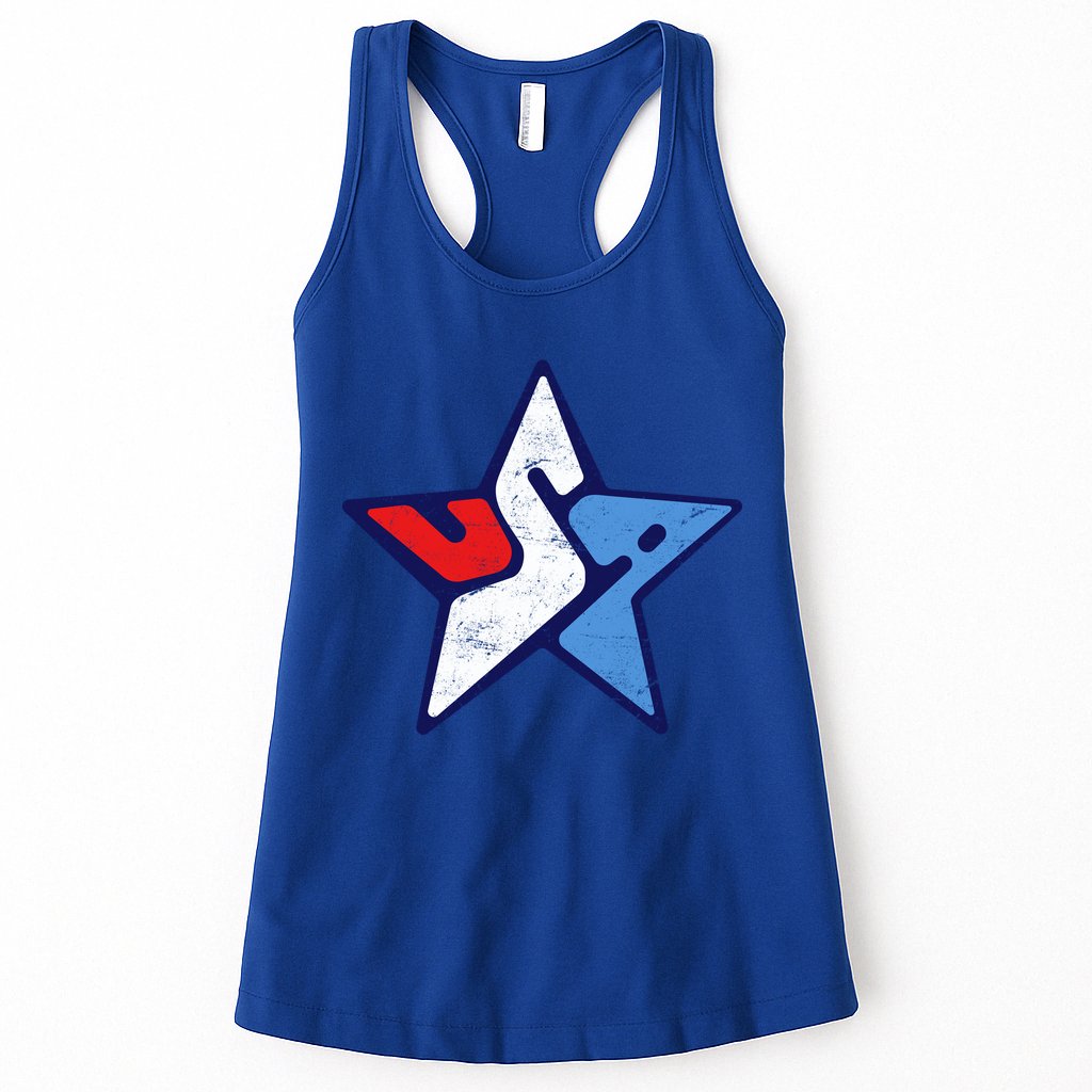 USA Star Logo Womens Tank Top