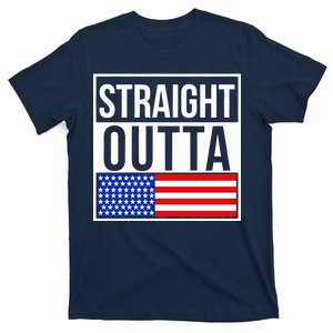 USA Straight Outta United States of America 4th of July T-Shirt