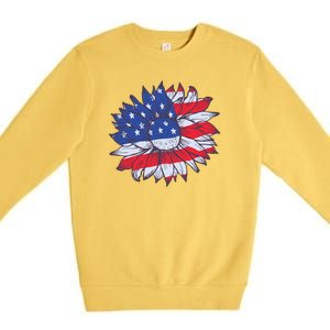 USA Sunflower Premium Crewneck Sweatshirt