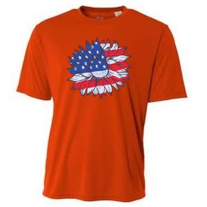 USA Sunflower Cooling Performance Crew T-Shirt