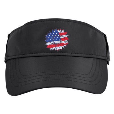 USA Sunflower Adult Drive Performance Visor