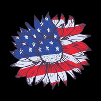 USA Sunflower Bucket Hat