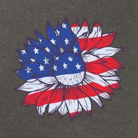 USA Sunflower Cotton Canvas Backpack