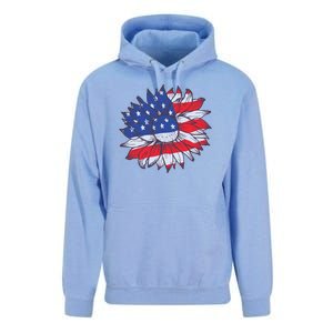 USA Sunflower Unisex Surf Hoodie