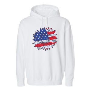 USA Sunflower Garment-Dyed Fleece Hoodie