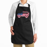 USA Truck American Flag Apron