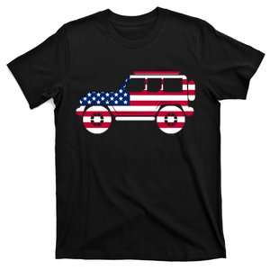 USA Truck American Flag T-Shirt