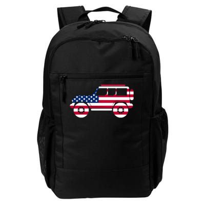 USA Truck American Flag Daily Commute Backpack