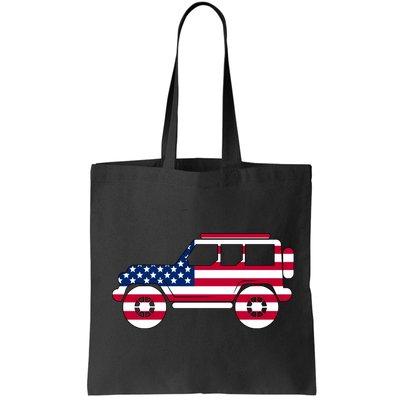 USA Truck American Flag Bag