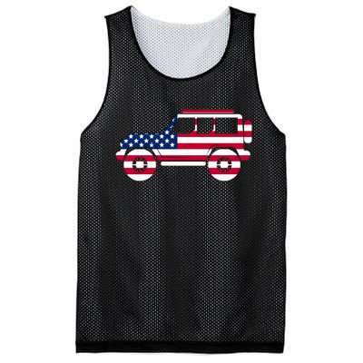 USA Truck American Flag Mesh Reversible Basketball Jersey Tank