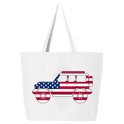 USA Truck American Flag 25L Jumbo Tote