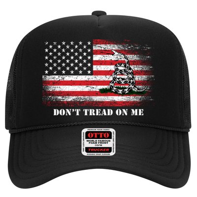 USA Vintage Flag Don't Tread On Me Trucker Hat