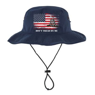 USA Vintage Flag Don't Tread On Me Bucket Hat