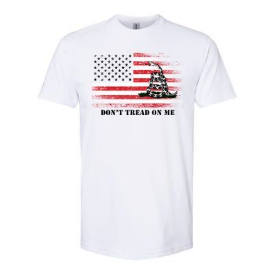 USA Vintage Flag Don't Tread On Me Softstyle® CVC T-Shirt