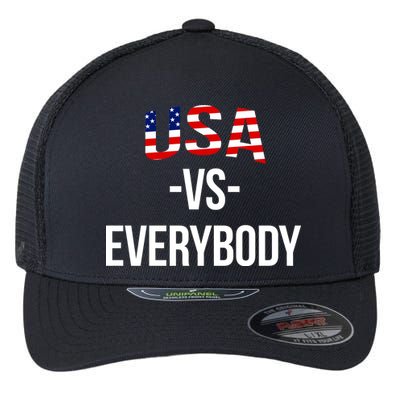 USA Vs Everybody Flexfit Unipanel Trucker Cap