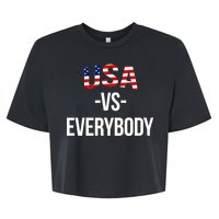 USA Vs Everybody Bella+Canvas Jersey Crop Tee