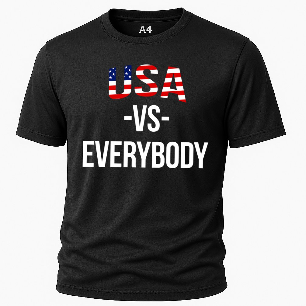 USA Vs Everybody Cooling Performance Crew T-Shirt