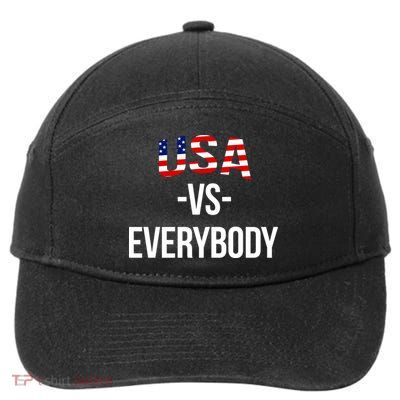 USA Vs Everybody 7-Panel Snapback Hat