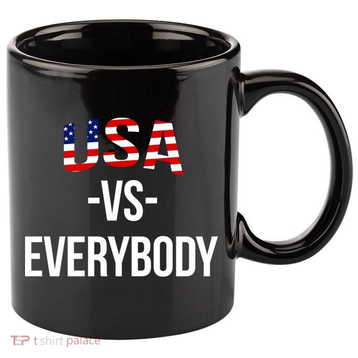 USA Vs Everybody 11oz C Handle Ceramic Mug