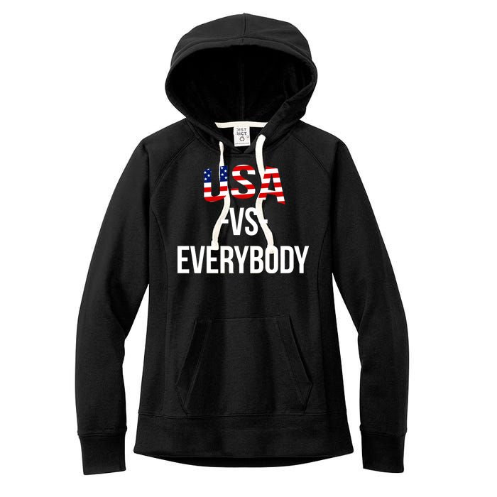 USA Vs Everybody Women's Fleece Hoodie